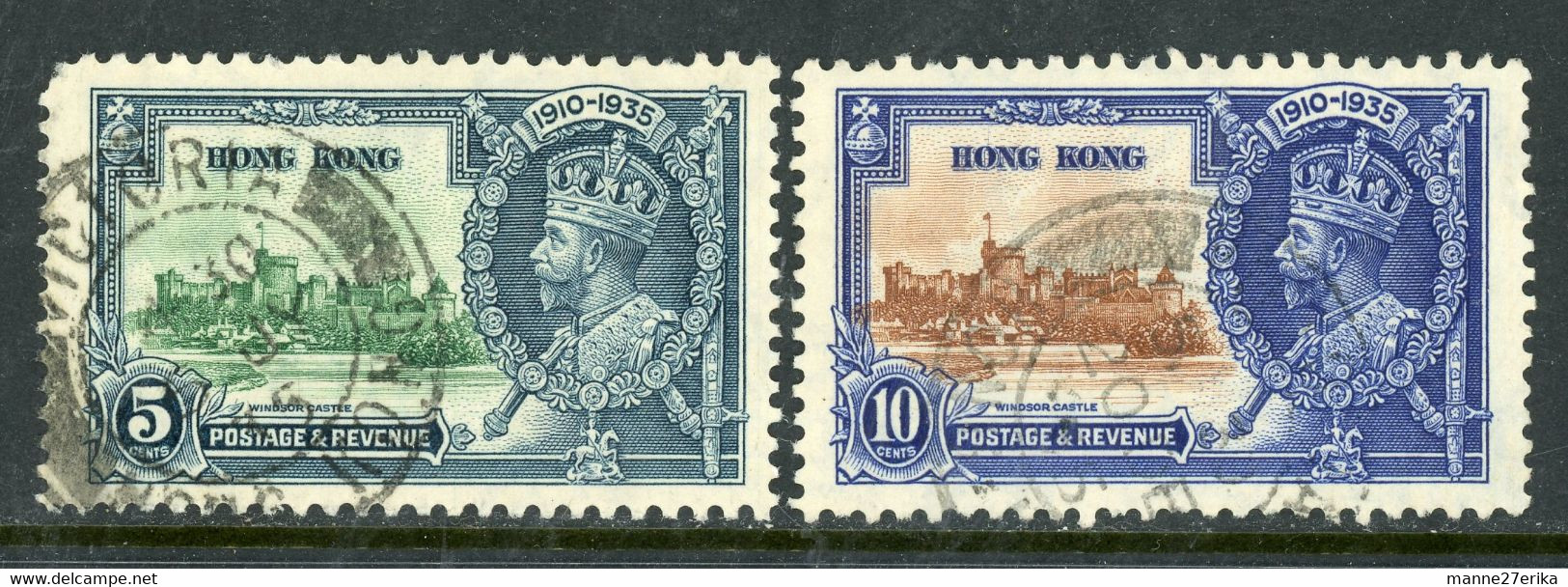 Hong Kong USED 1935 Silver Jubilee - Usados