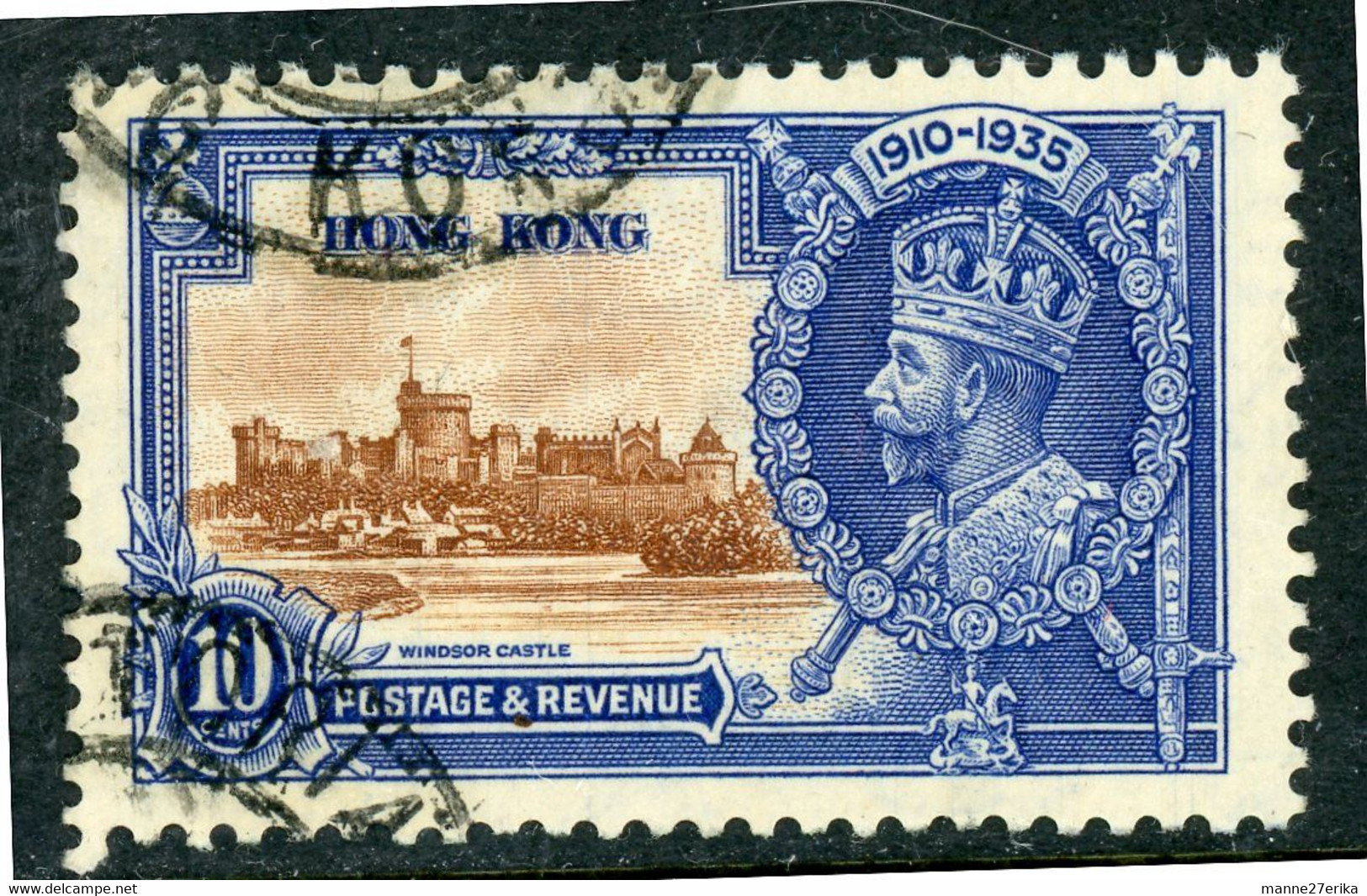 Hong Kong USED 1935 Silver Jubilee - Used Stamps