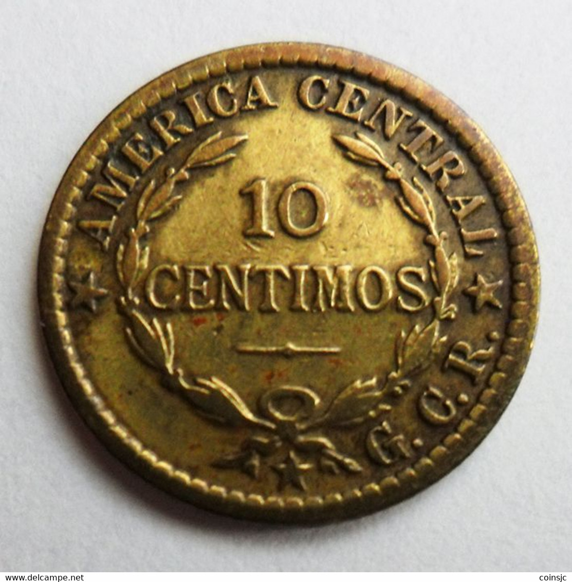 COSTA  RICA  - 10 Céntimos - 1921 - Costa Rica