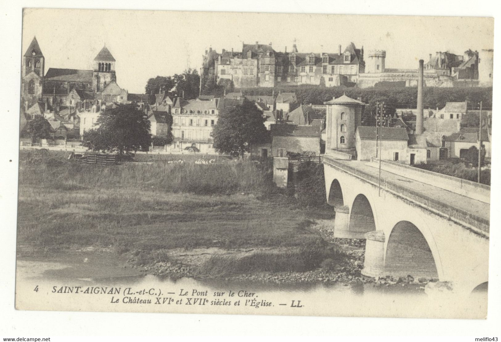 41/ CPA - Saint Aignan - Le Pont Sur Le Cher - Saint Aignan