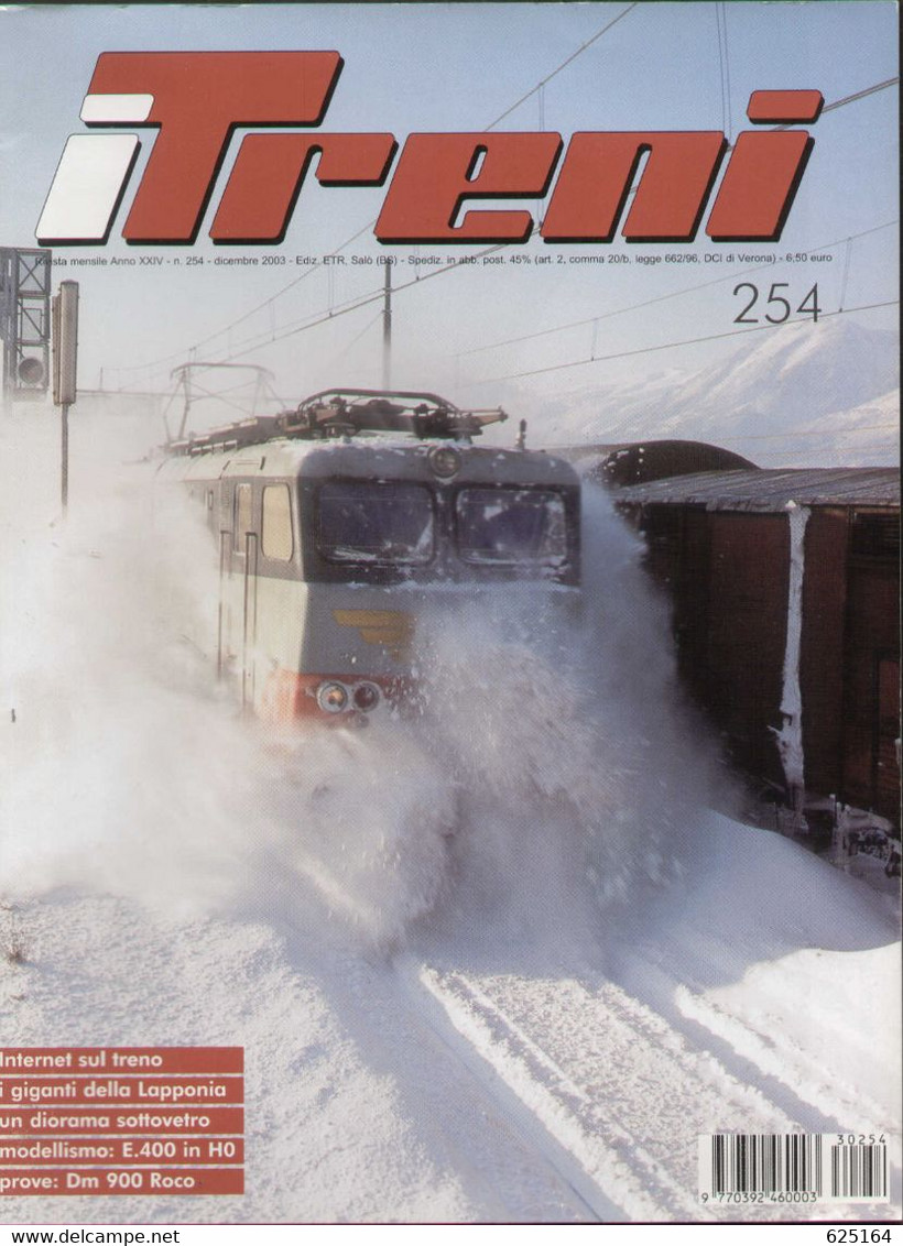 Magazine I TRENI Dicembre 2003 N. 254 - I Giganti Della Lapponia - En Italien - Non Classés