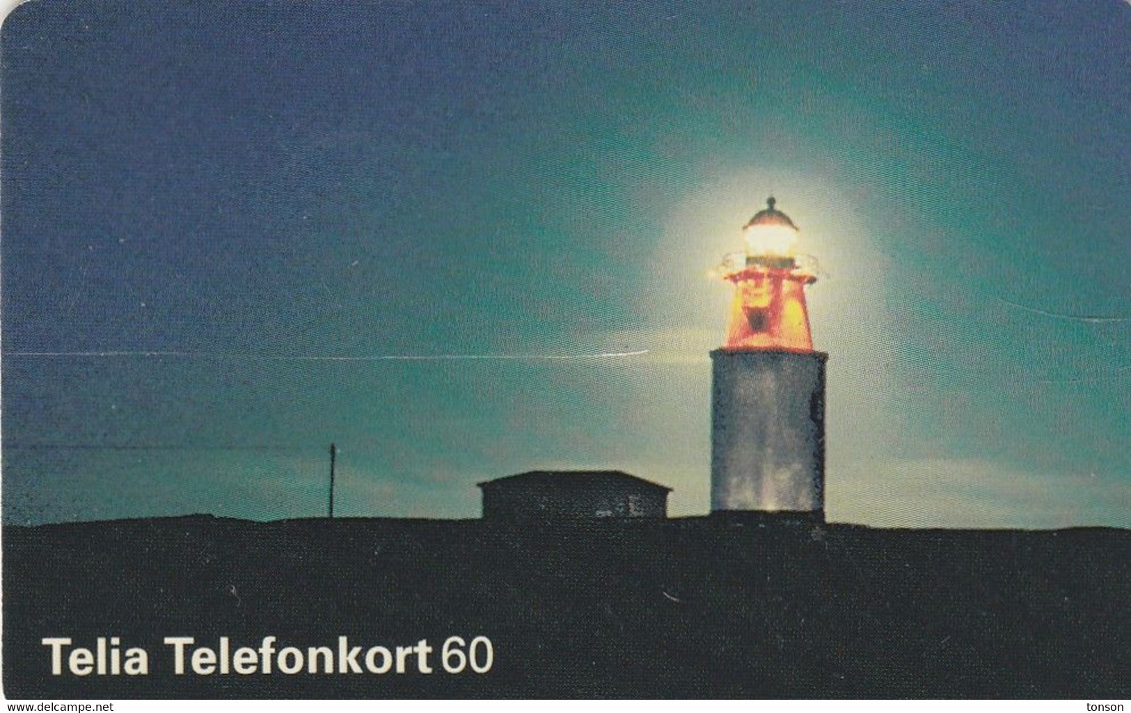 Sweden, 60.048, Hållö Fyr, Lighthouse, 2 Scans. - Leuchttürme