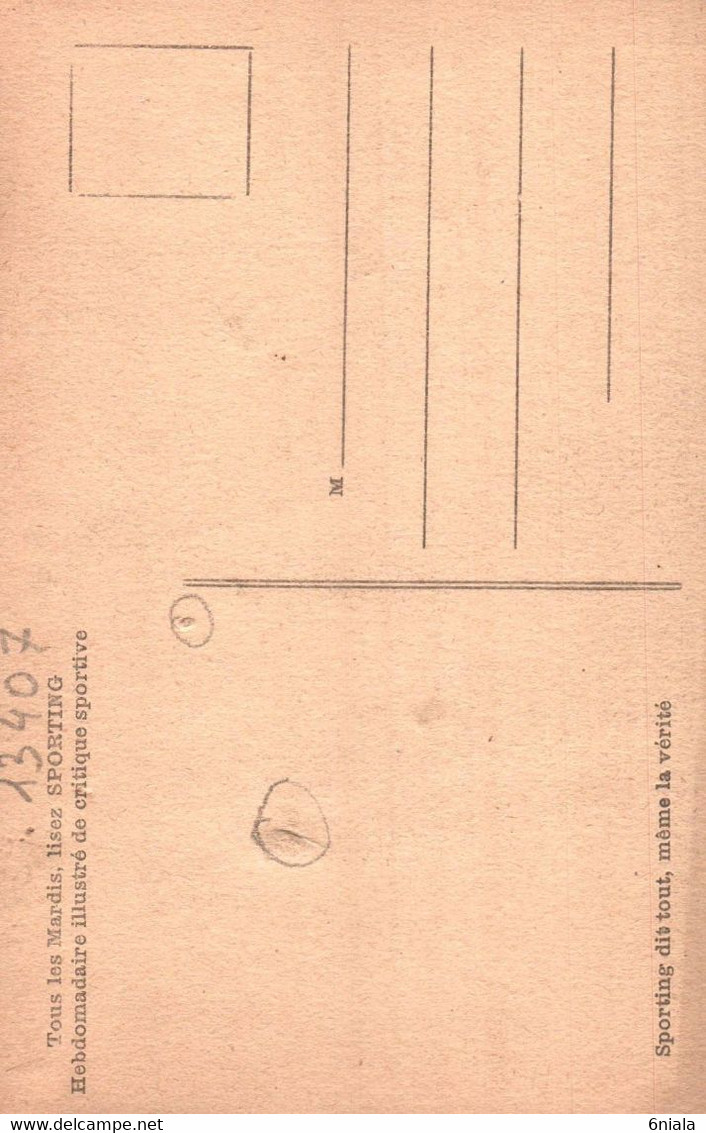 13407 CHARLES PELISSIER Vainqueur Du Circuit De Paris En 1934  Cyclisme Cliché Sporting  ( Recto Verso) état - Sportler