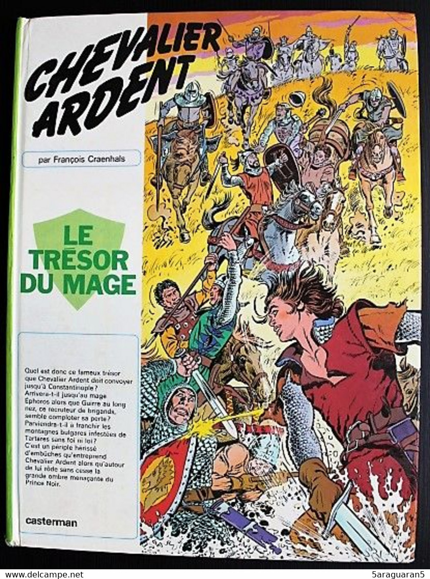 BD CHEVALIER ARDENT - 7 - Le Trésor Du Mage - Rééd. 1981 - Chevalier Ardent