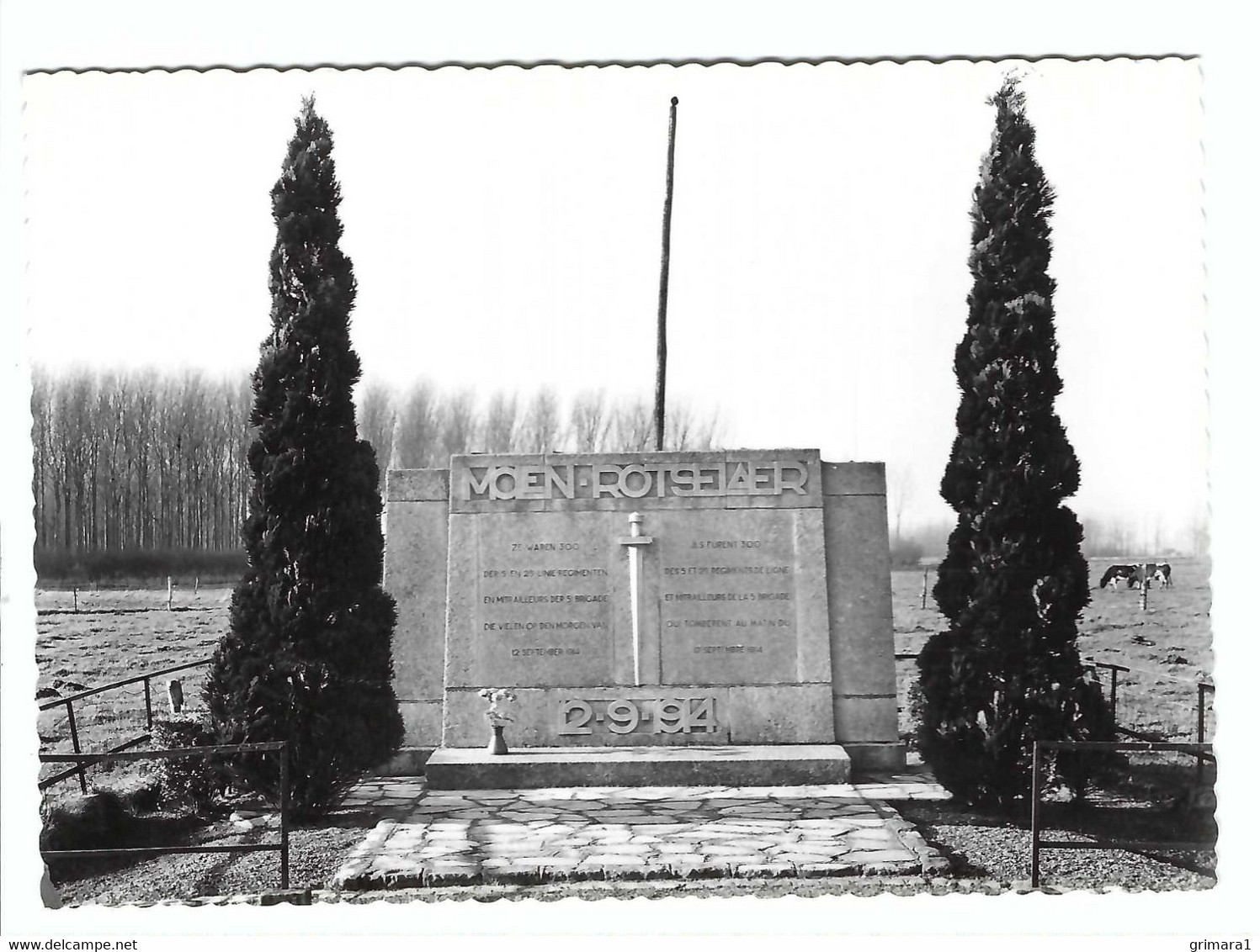 Rotselaar  Monument Slag Bij De Molen 1914-1918 - Rotselaar