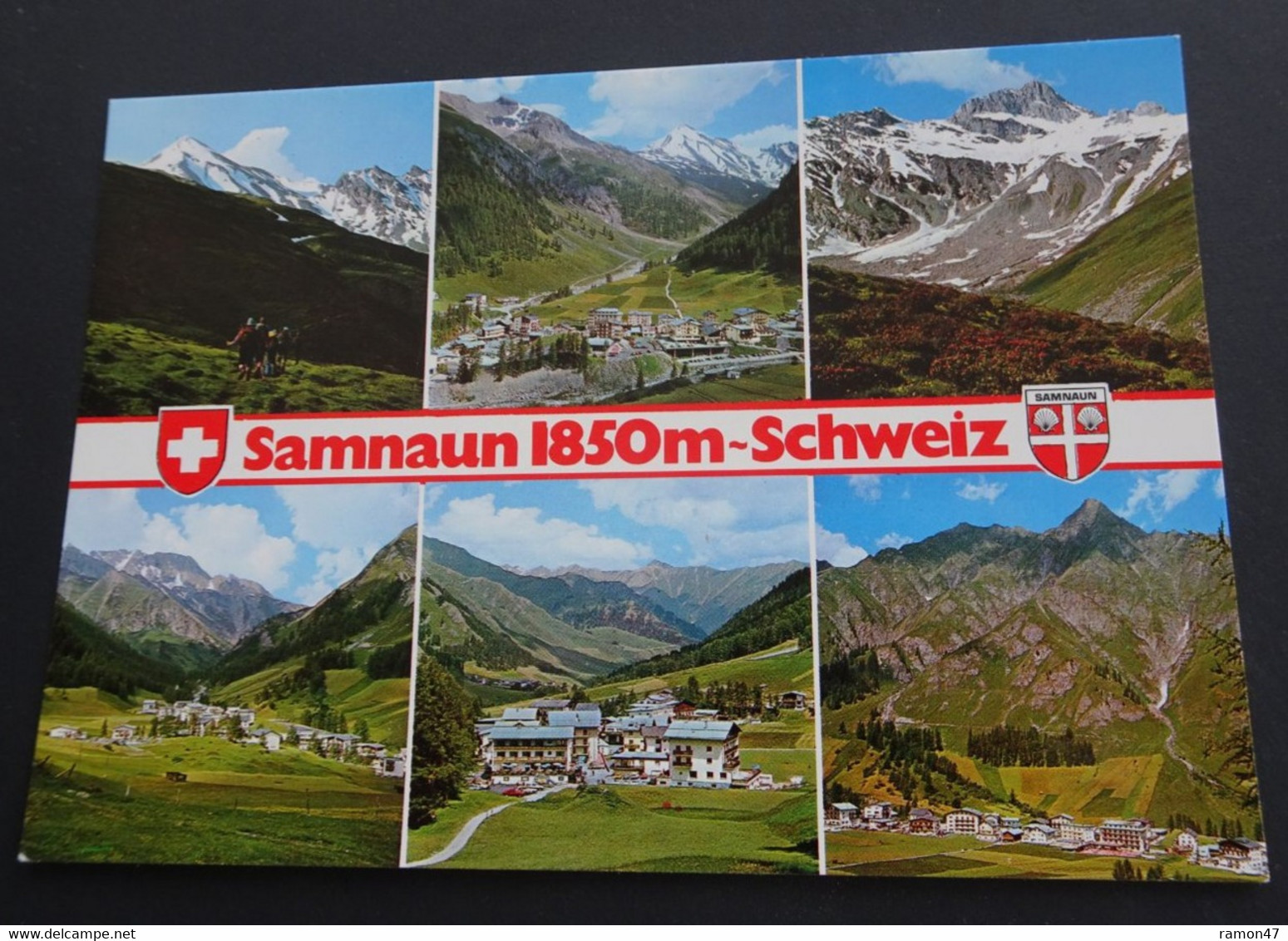 Samnauntal 1850 M - Schweiz - Rudolf Mathis, Silvrettaverlag, Landeck, Tirol - # 3266 - Samnaun