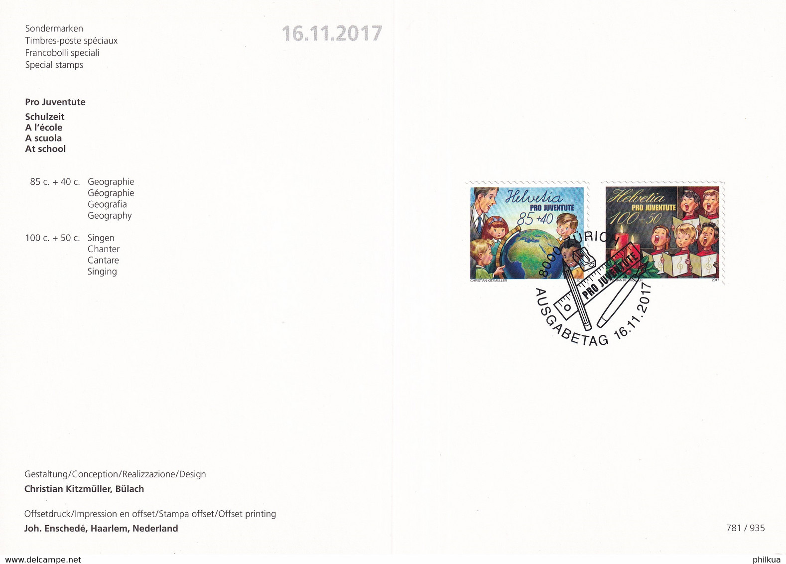 Faltblatt  Nummer 781 / 935 - Storia Postale