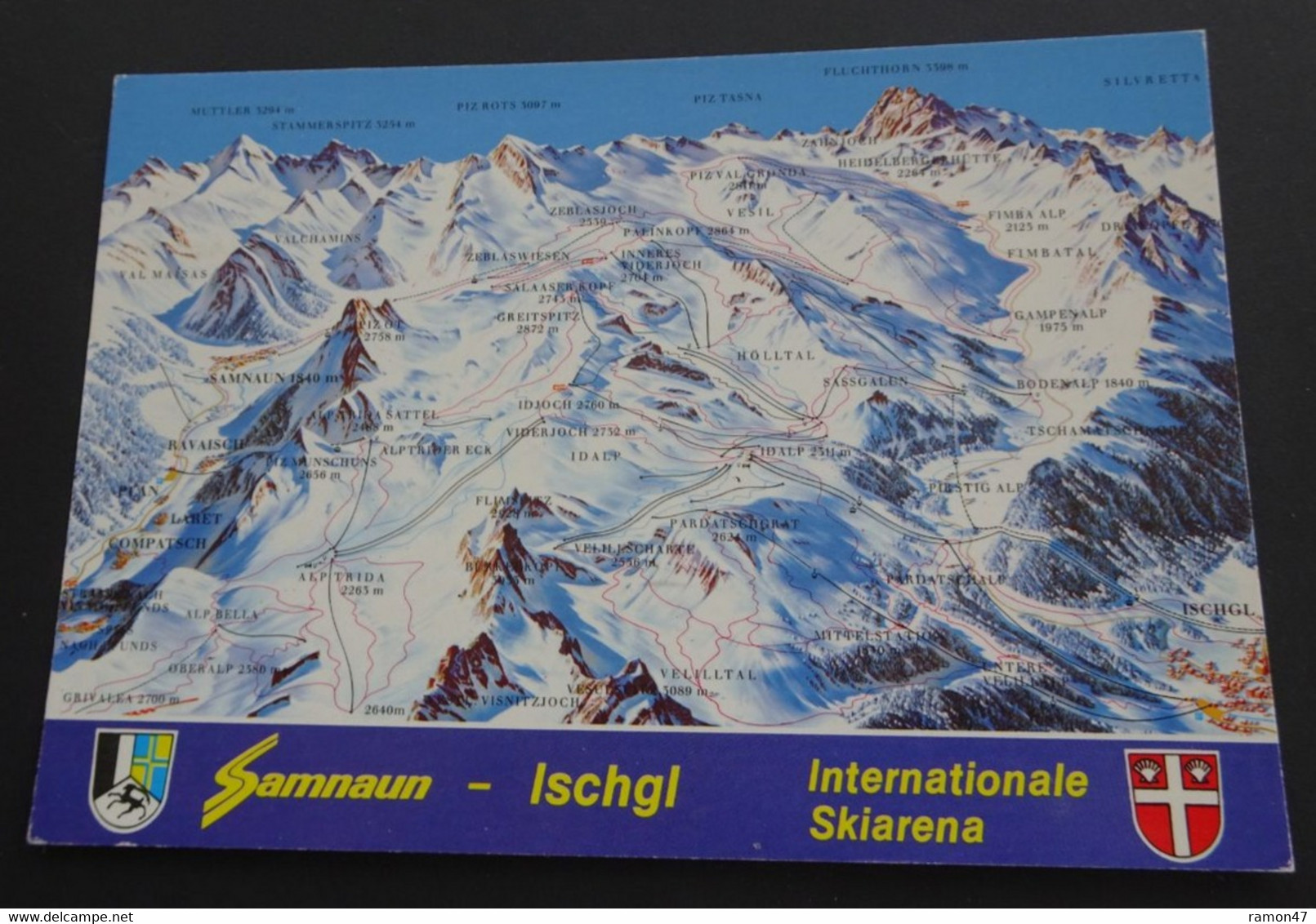 Samnaun - Ischgl - Internationale Skiarena - Rud. Suter, Oberrieden-Zürich - " 2660 - Samnaun