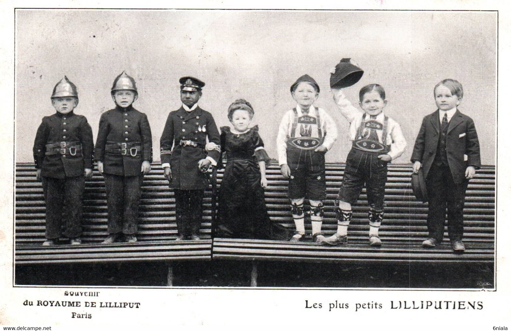 13412 Souvenir Du ROYAUME De LILLIPUT  Paris Les Plus Petits LILLIPUTIENS   ( Recto Verso) Phénomènes De Foire - Cirque