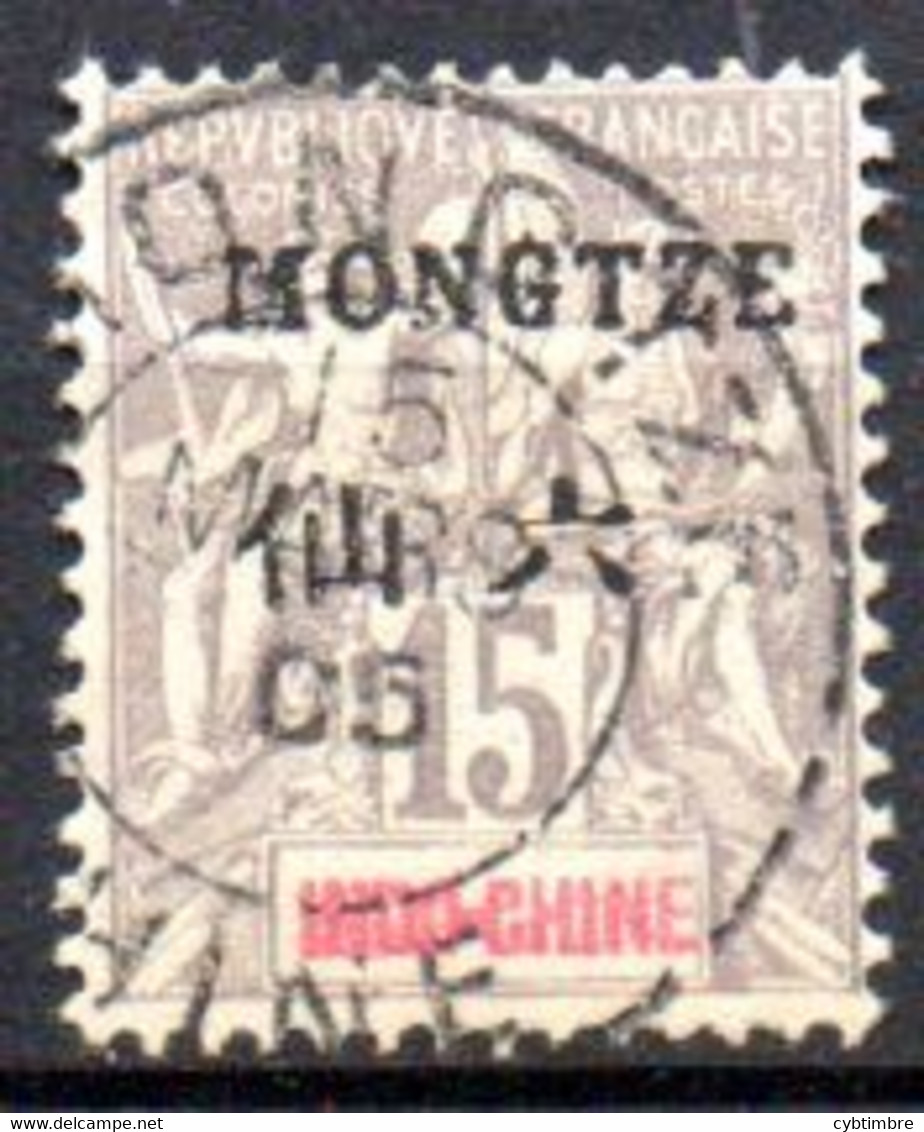Mong-Tzeu: Yvert N° 6; Oblitération Choisie - Used Stamps