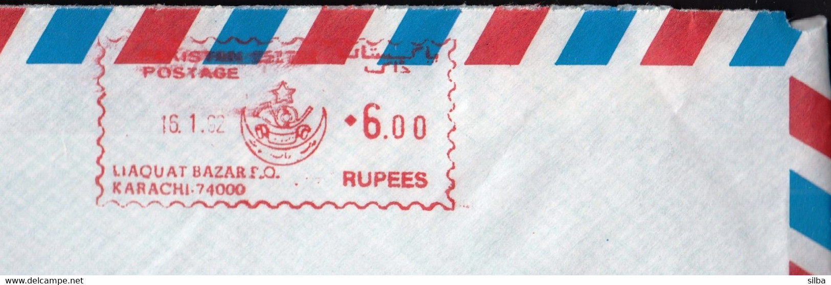 Pakistan Liaquat Bazar Karachi 1992 / Machine Stamp ATM / Firdous Trading Company - Pakistan