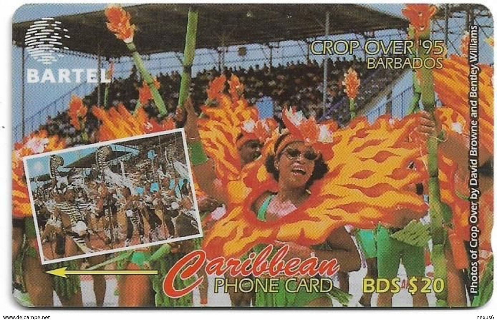 Barbados - C&W (GPT) - Crop Over 95, 250CBDC (Normal 0), 1996, 40.000ex, Used - Barbades