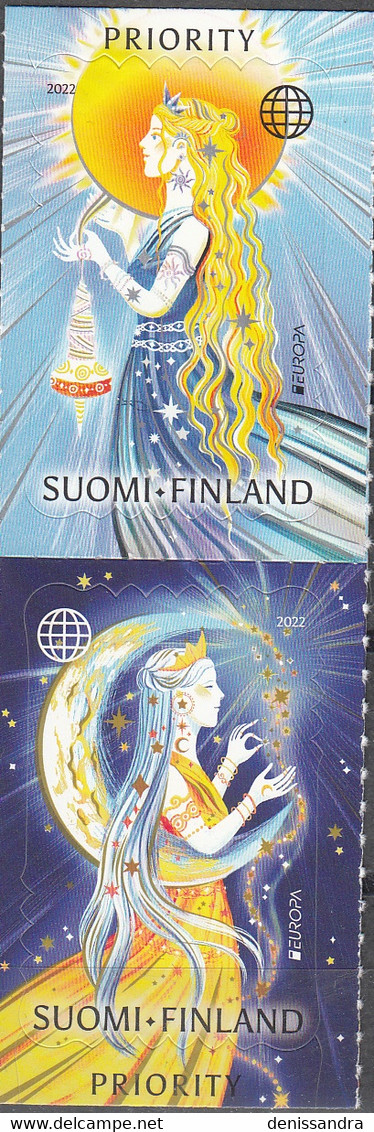 Finland 2022 Europa CEPT Mythes & Légendes Päivätär Et Kuutar Neuf ** - Unused Stamps