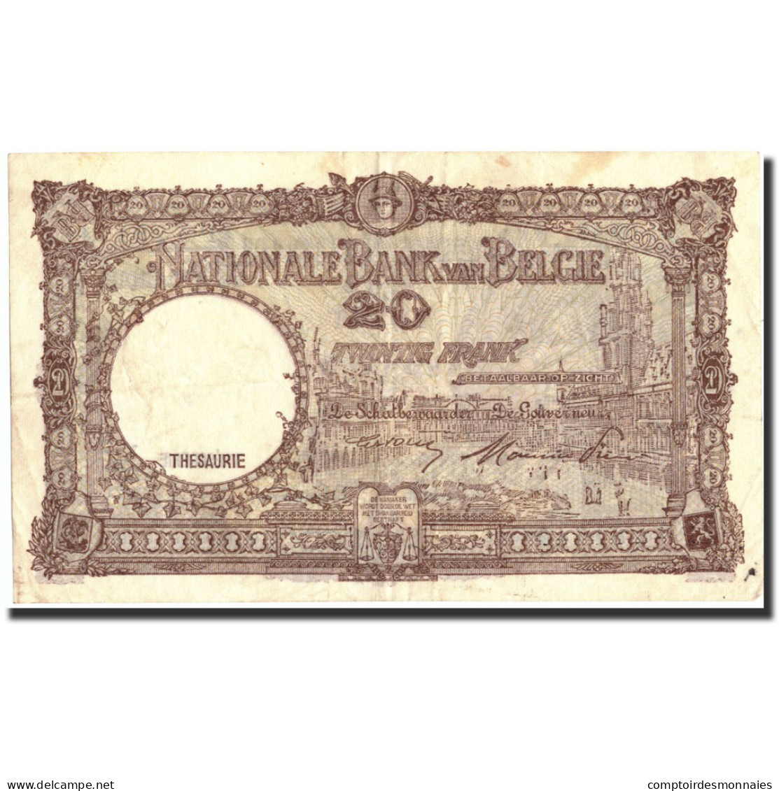 Billet, Belgique, 20 Francs, 1948, 1948-09-01, KM:116, TB - 20 Francs