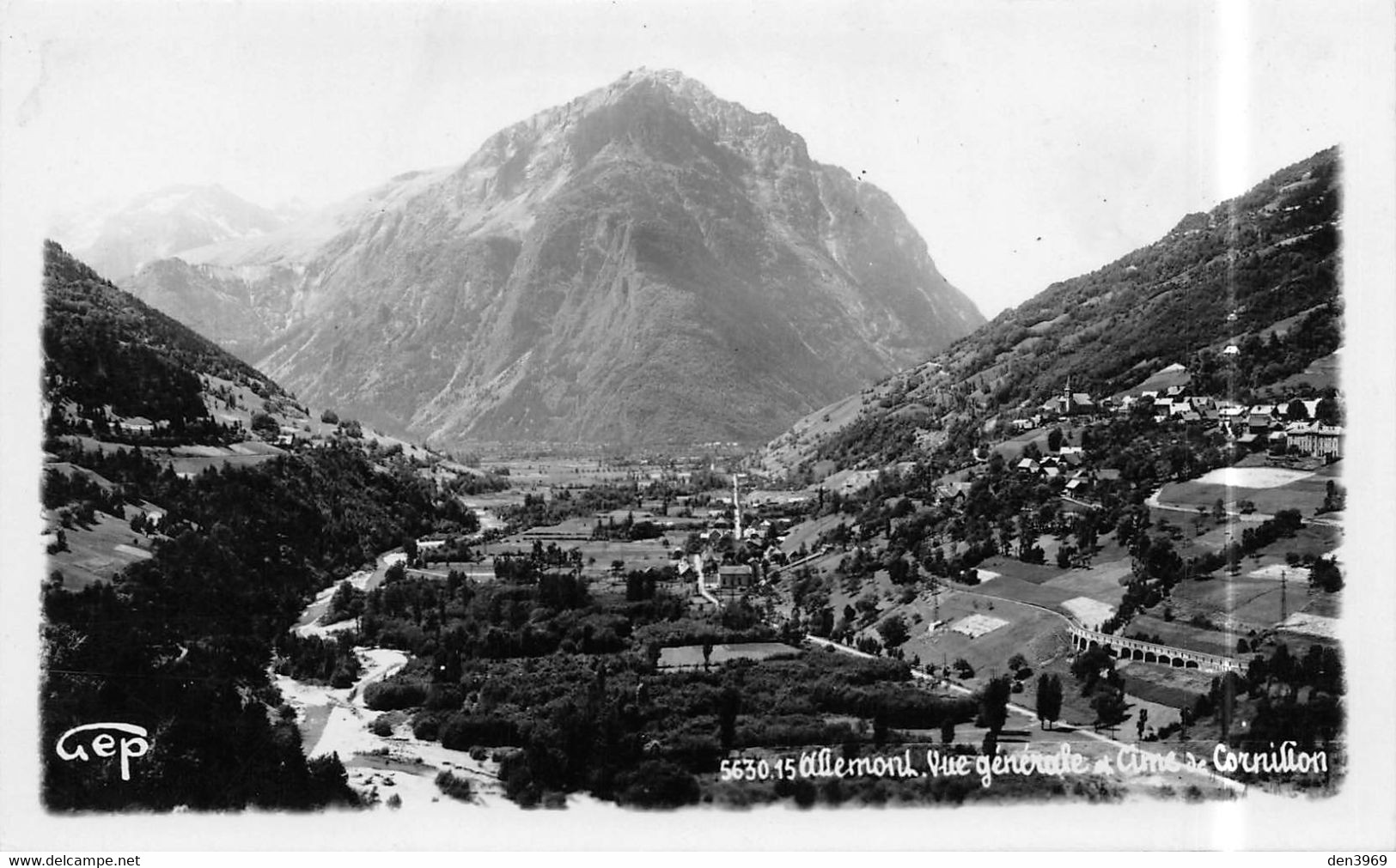 ALLEMONT (Isère) - Vue Générale Et Cime De Cornillon - Allemont