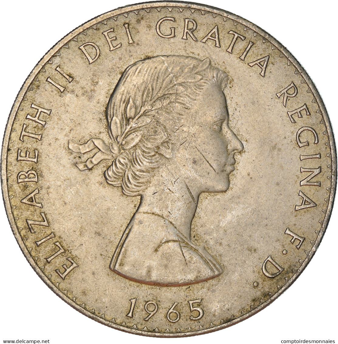 Monnaie, Grande-Bretagne, Elizabeth II, Crown, 1965, TTB, Copper-nickel, KM:910 - L. 1 Crown