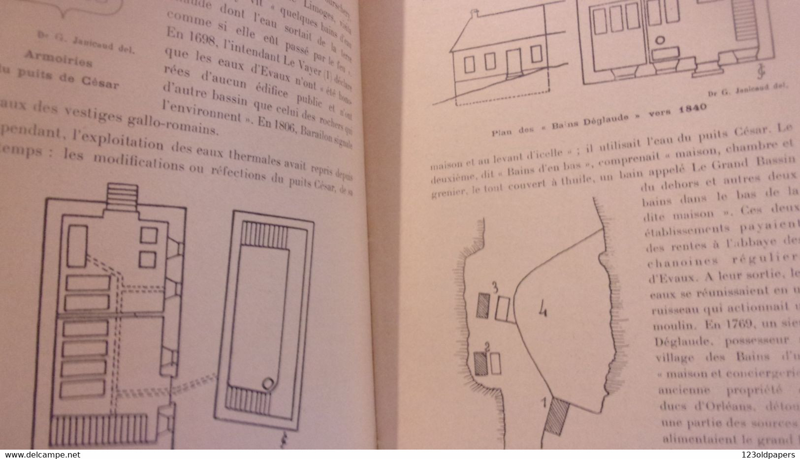 CREUSE EO EVAUX GALLO ROMAIN  1934 DOCTEUR JANICAUD - Arqueología