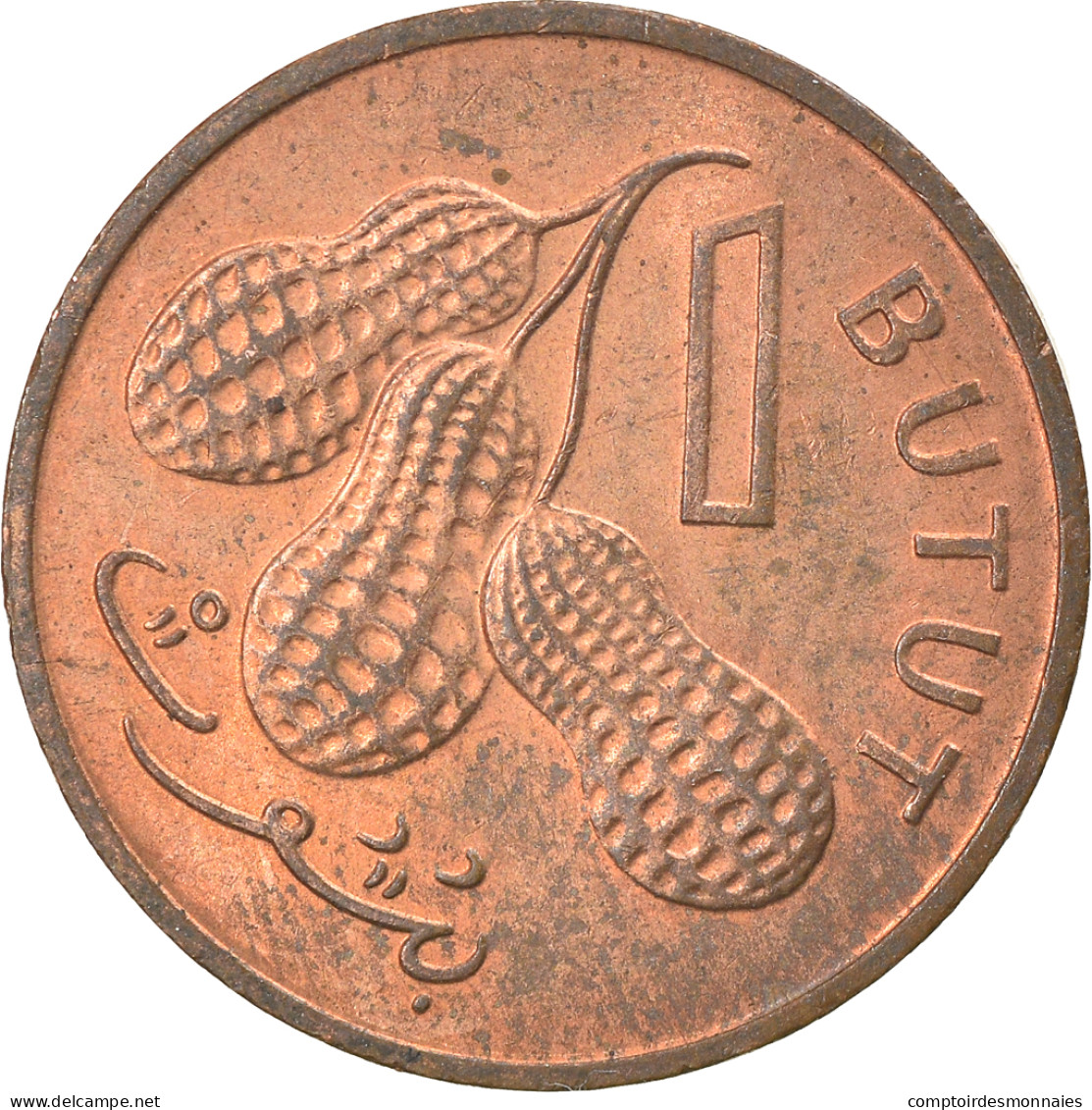 Monnaie, GAMBIA, THE, Butut, 1971, TTB, Bronze, KM:8 - Gambia