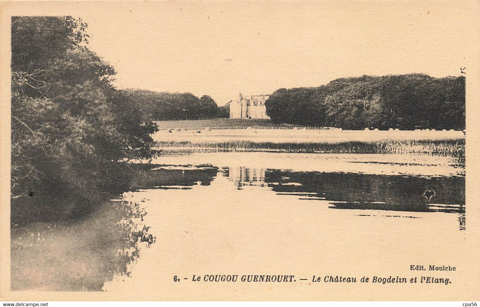 Le COUGOU GUENROUET - Château De BOGDELIN - L'ÉTANG - N°6 Artaud - Guenrouet