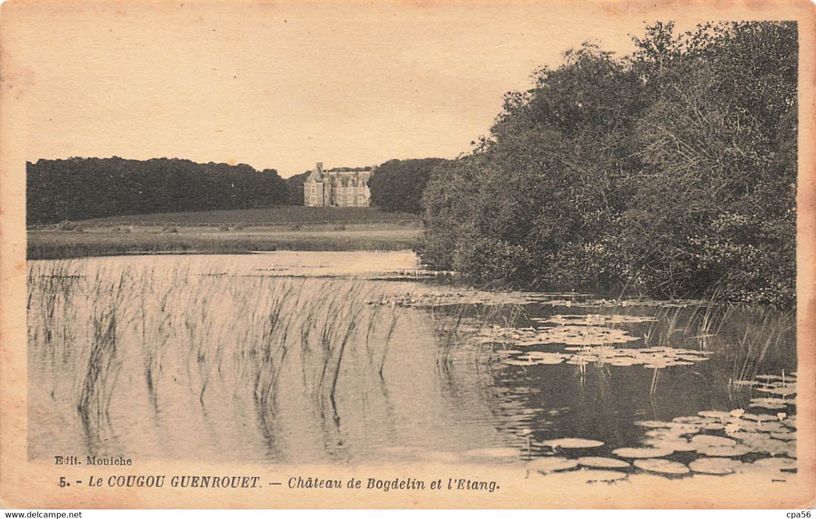 Le COUGOU GUENROUET - Château De BOGDELIN Et L'ÉTANG - N°5 Artaud - Guenrouet