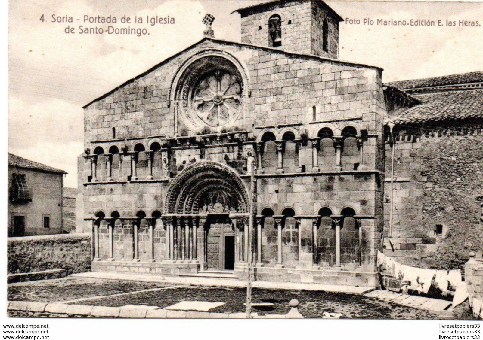 CPA  Espagne SORIA - Portada De La Iglesia De Santo Domingo - Soria