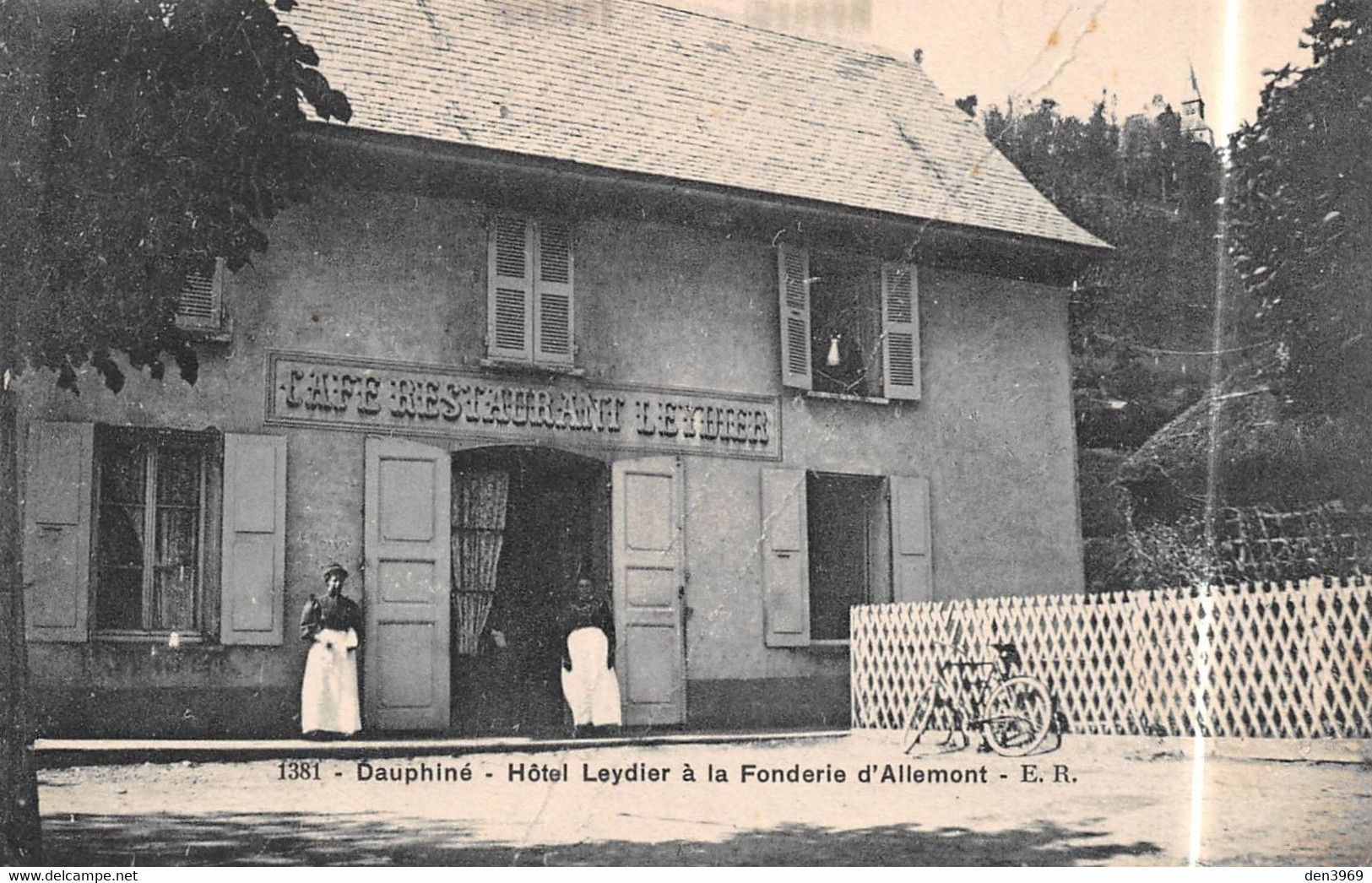 ALLEMONT (Isère) - Hôtel Leydier à La Fonderie - Café-Restaurant - Allemont