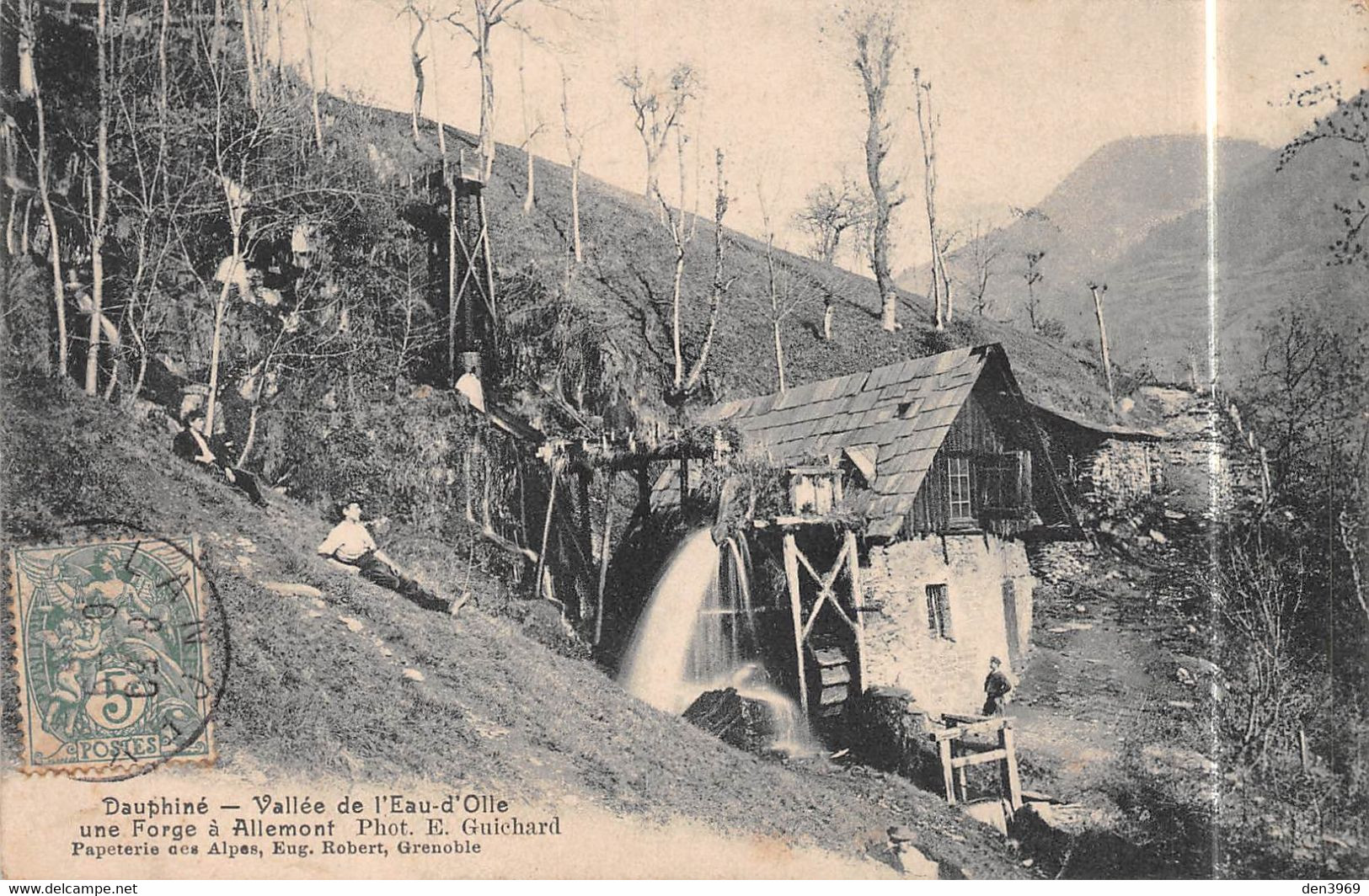 Une Forge à ALLEMONT (Isère) - Vallée De L'Eau-d'Olle - Roue à Aubes - Allemont