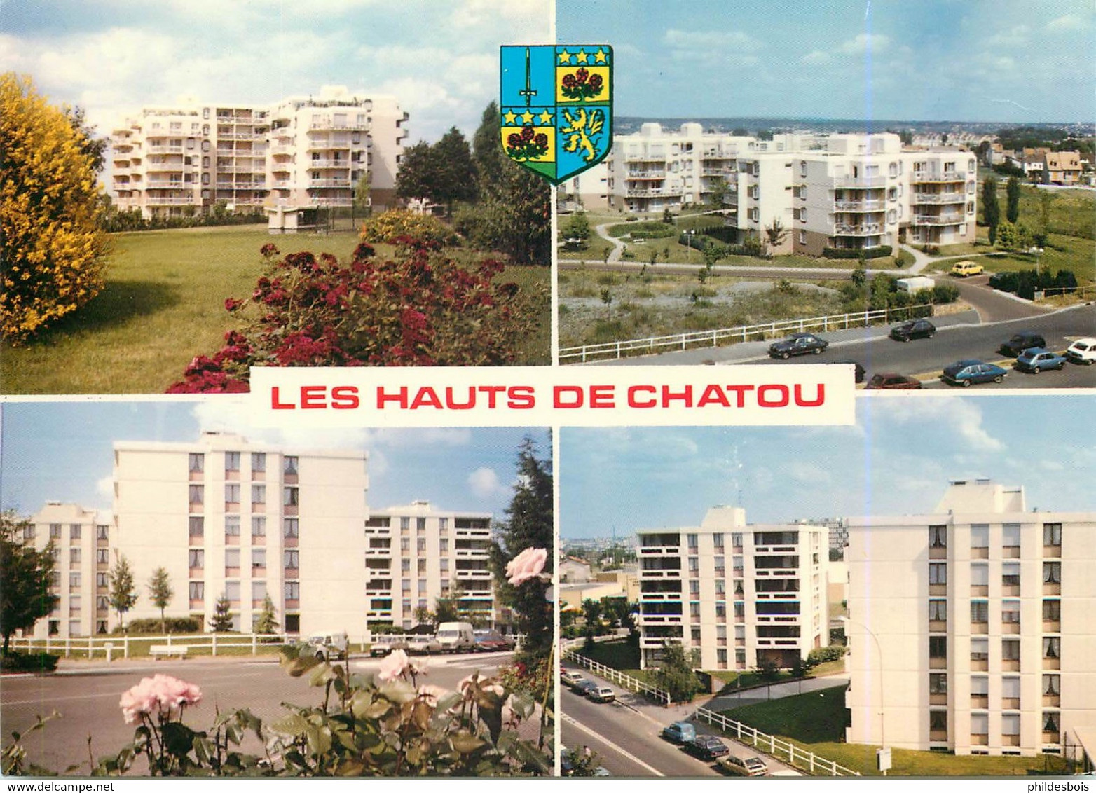 YVELINES  CHATOU Résidences Les Petits Champs , Les Pamprés( Cpsm) - Chatou