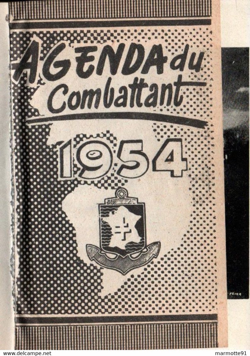 AGENDA DU COMBATTANT 1954 CEFEO INDOCHINE - Français