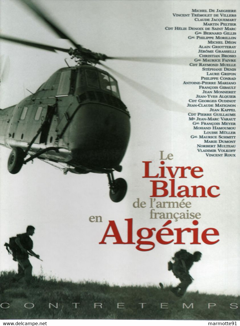 LIVRE BLANC ARMEE FRANCAISE EN ALGERIE - Français