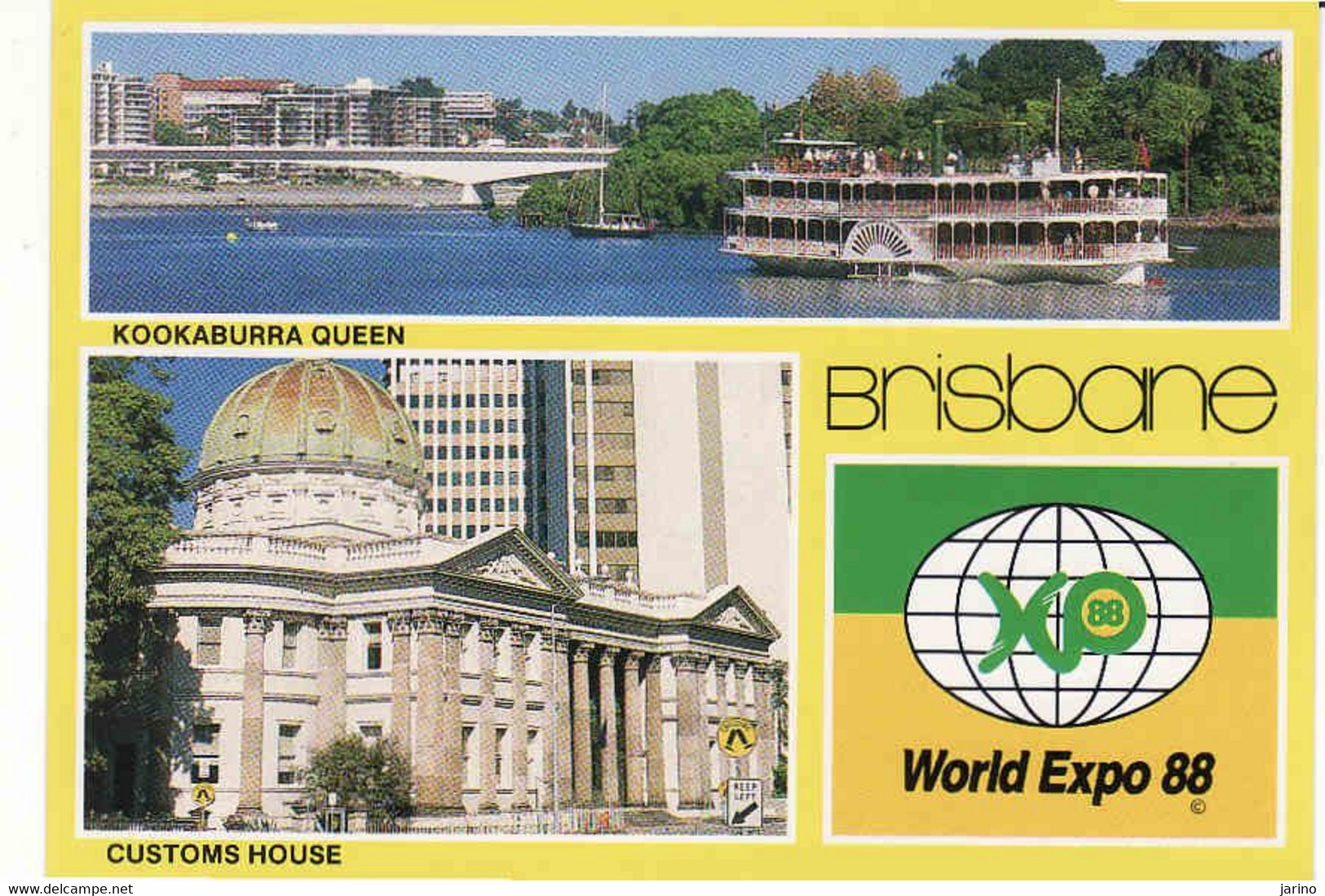 Australia, Queensland (QLD) > Brisbane, World Expo 88, Kookaberra Queen, Customs House, Used - Brisbane