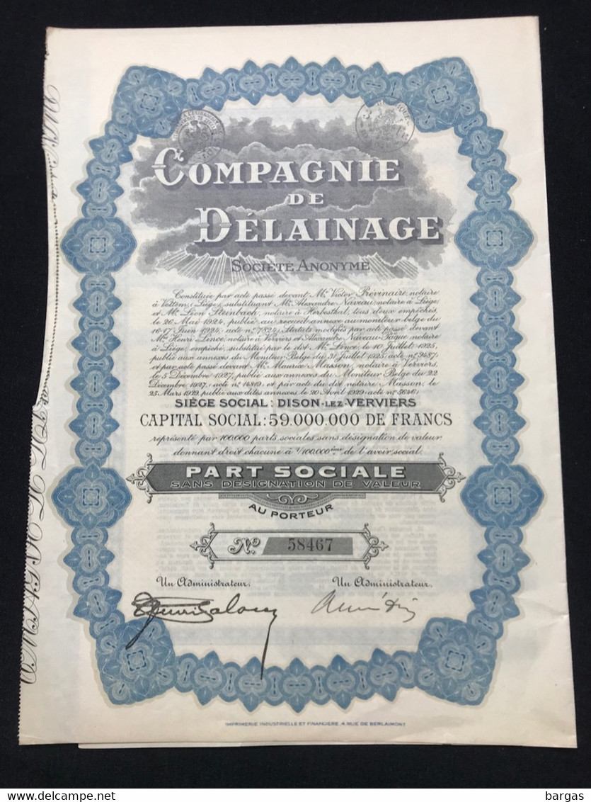 Action Belgique - Compagnie De Delainage à Dison Lez Verviers - Textiel