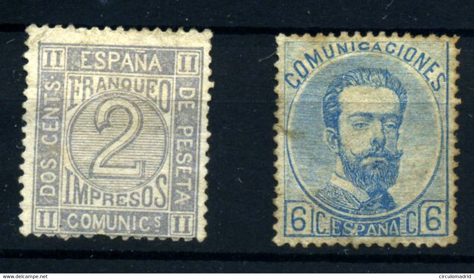 España Nº 116*, 119*. Año 1872 - Nuevos
