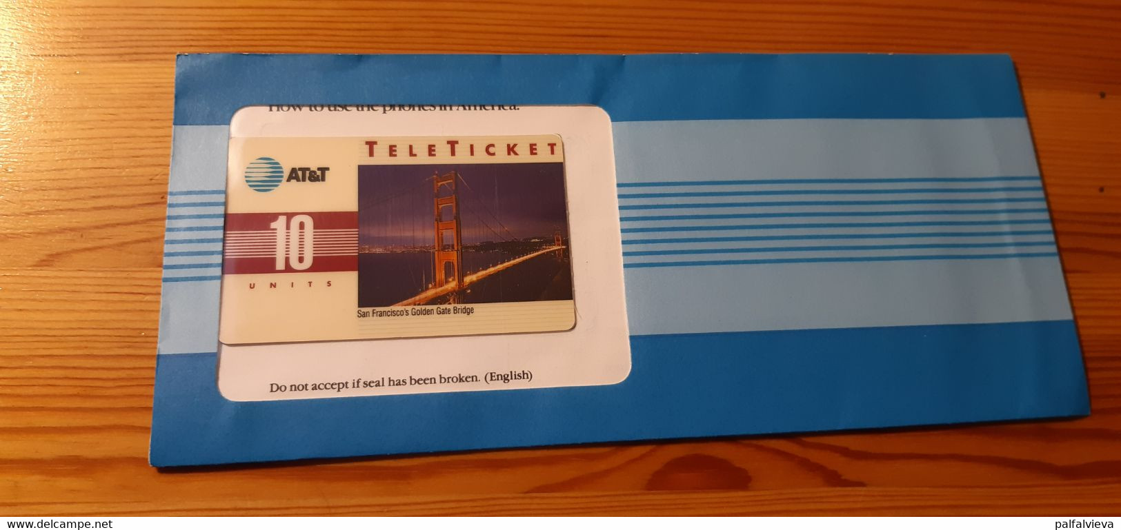 Prepaid Phonecard USA, AT&T - San Francisco, Golden Gate Bridge - Mint - AT&T