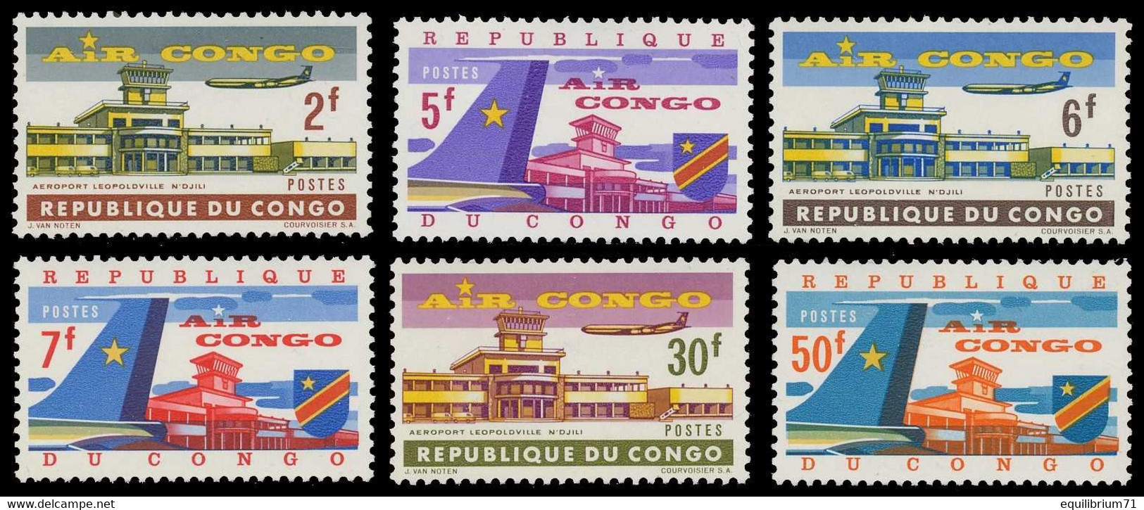 514/519** - "Air Congo" - CONGO - Neufs