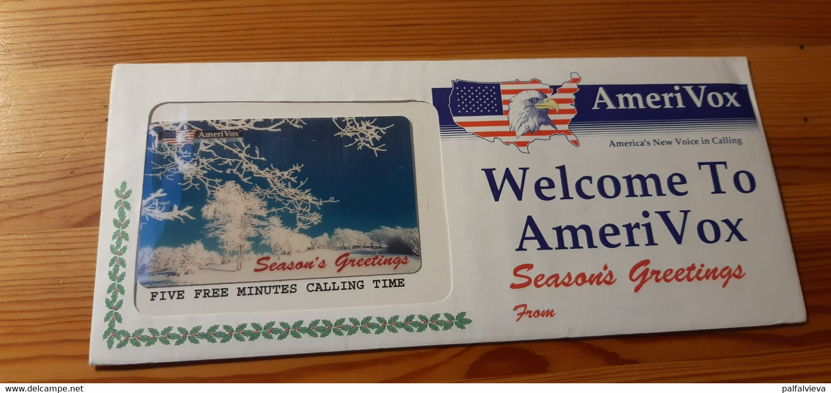Prepaid Phonecard USA, Amerivox - Christmas - Mint - Amerivox