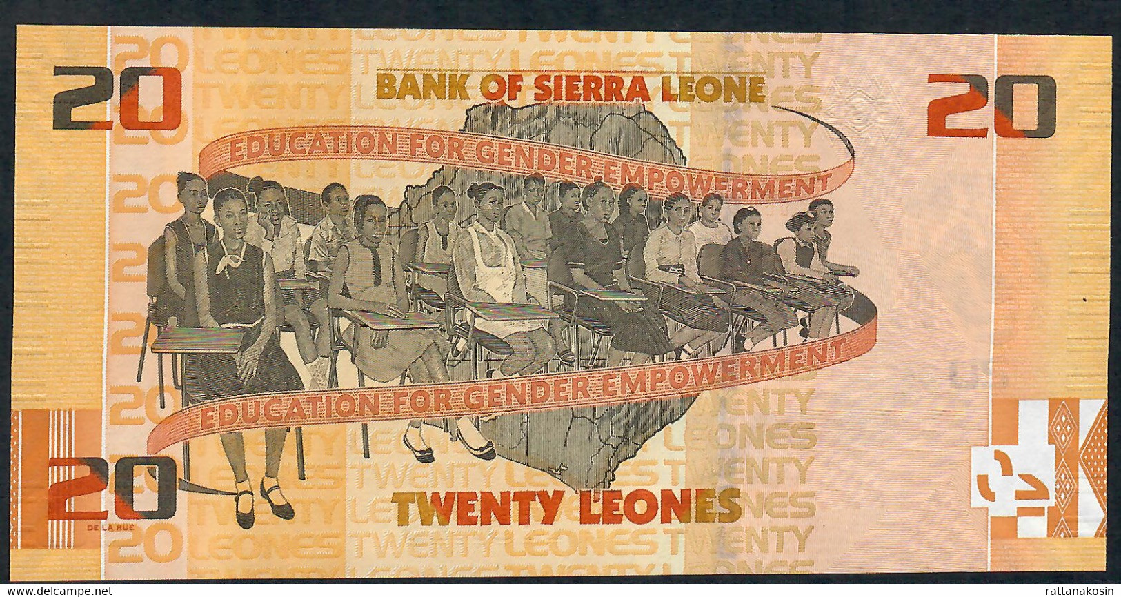 SIERRA LEONE NLP 20 LEONES   #AR      2022  UNC. - Sierra Leone