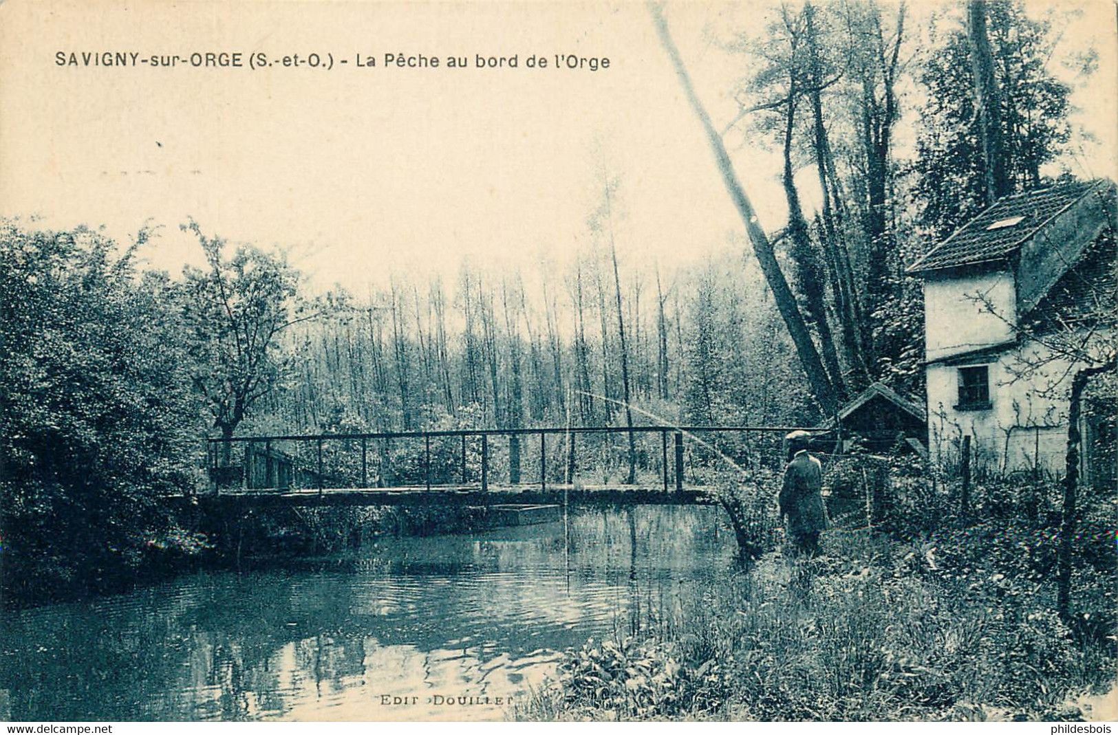 ESSONNE  SAVIGNY SUR ORGE La Peche Au Bords De L'orge - Savigny Sur Orge