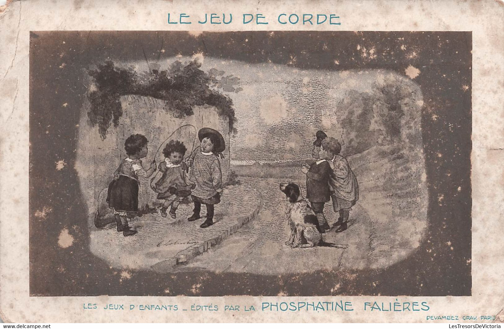 CPA Le Jeu De La Corde - Saut à La Code - Edité Par La Phosphatine Falières - Les Jeux D'enfants - Andere & Zonder Classificatie