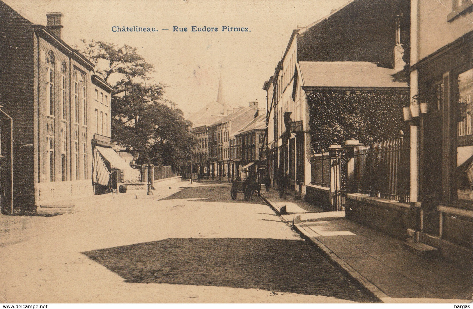 Carte Postale Chatelineau Rue Eudore Pirmez - Châtelet