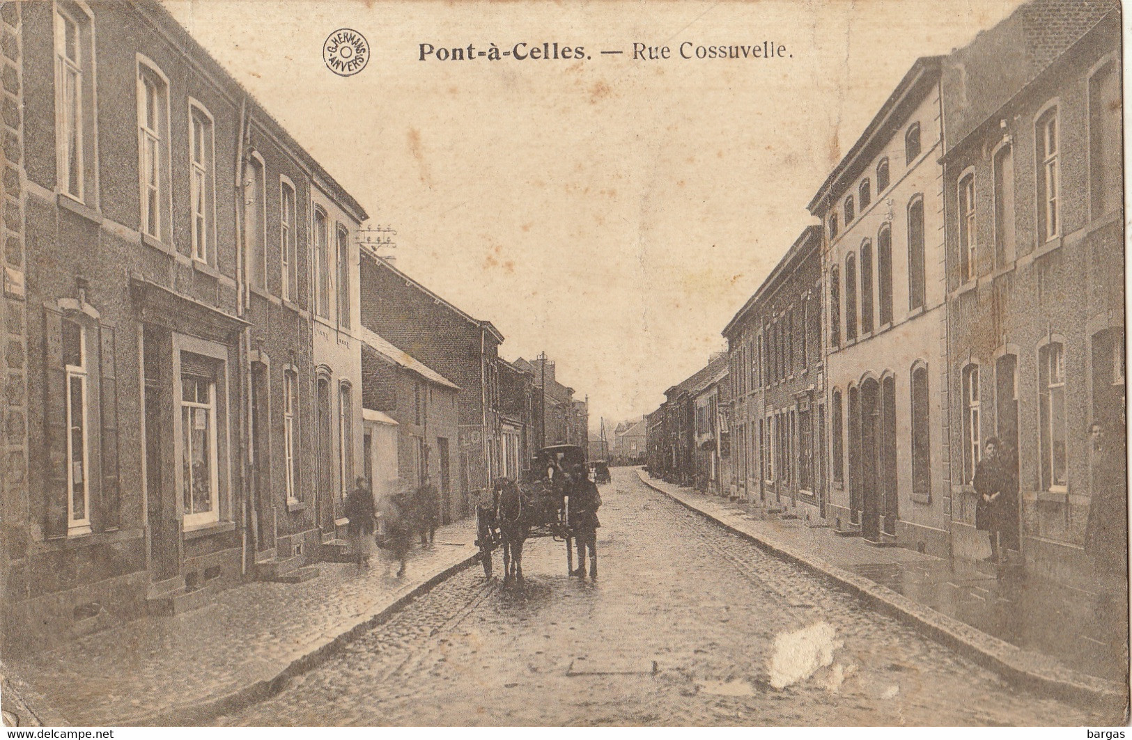 Carte Postale Pont à Celles Rue Cossuvelle - Pont-a-Celles