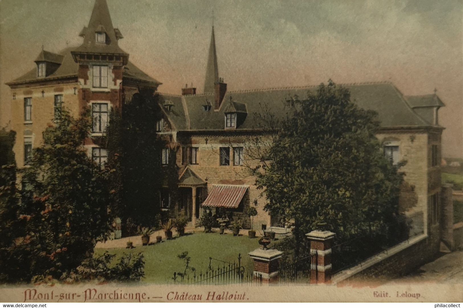 Mont Sur Marchienne (Charleroi) Chateau Halloint (Color) 19?? - Charleroi