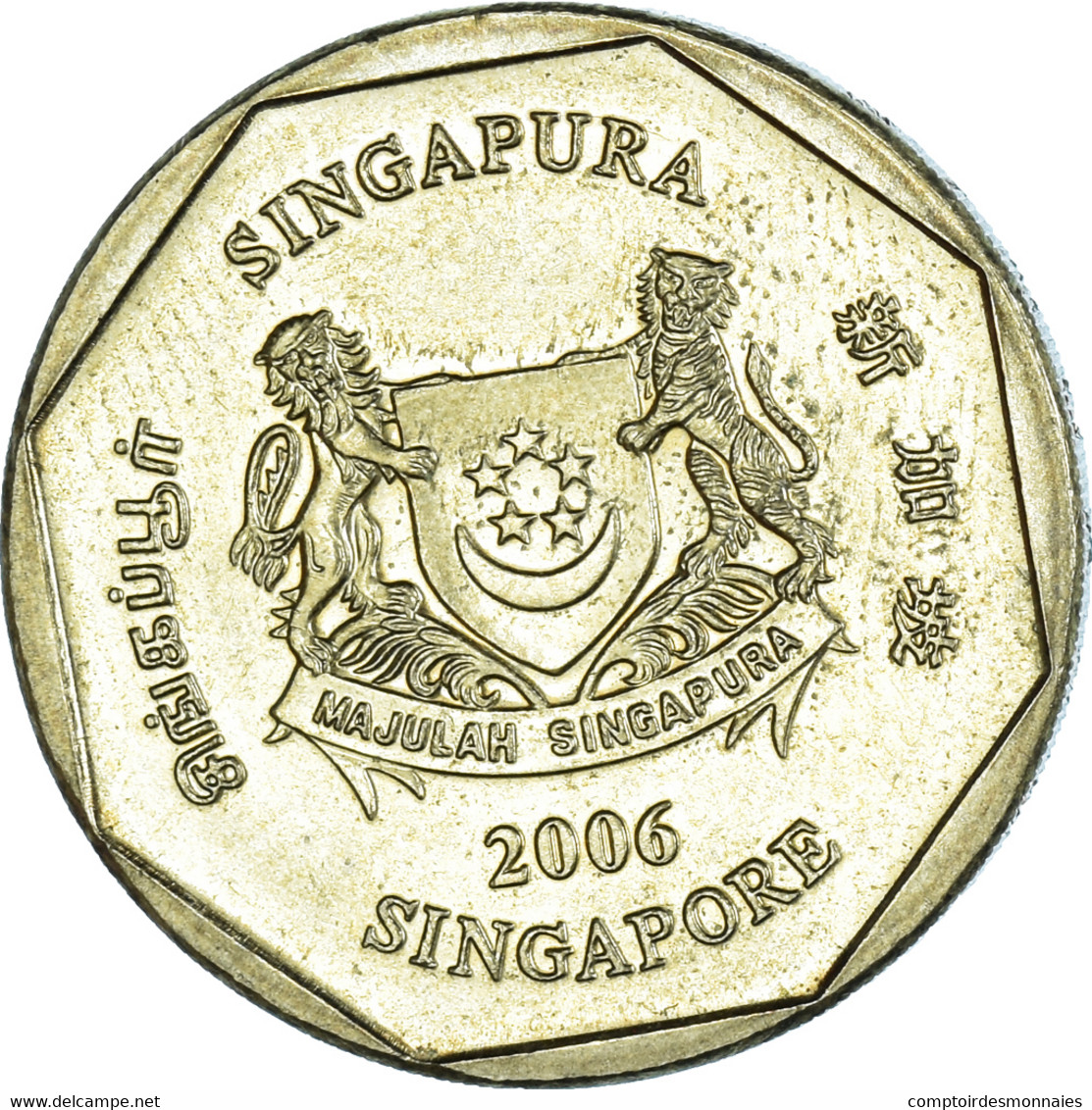 Monnaie, Singapour, Dollar, 2006 - Singapour