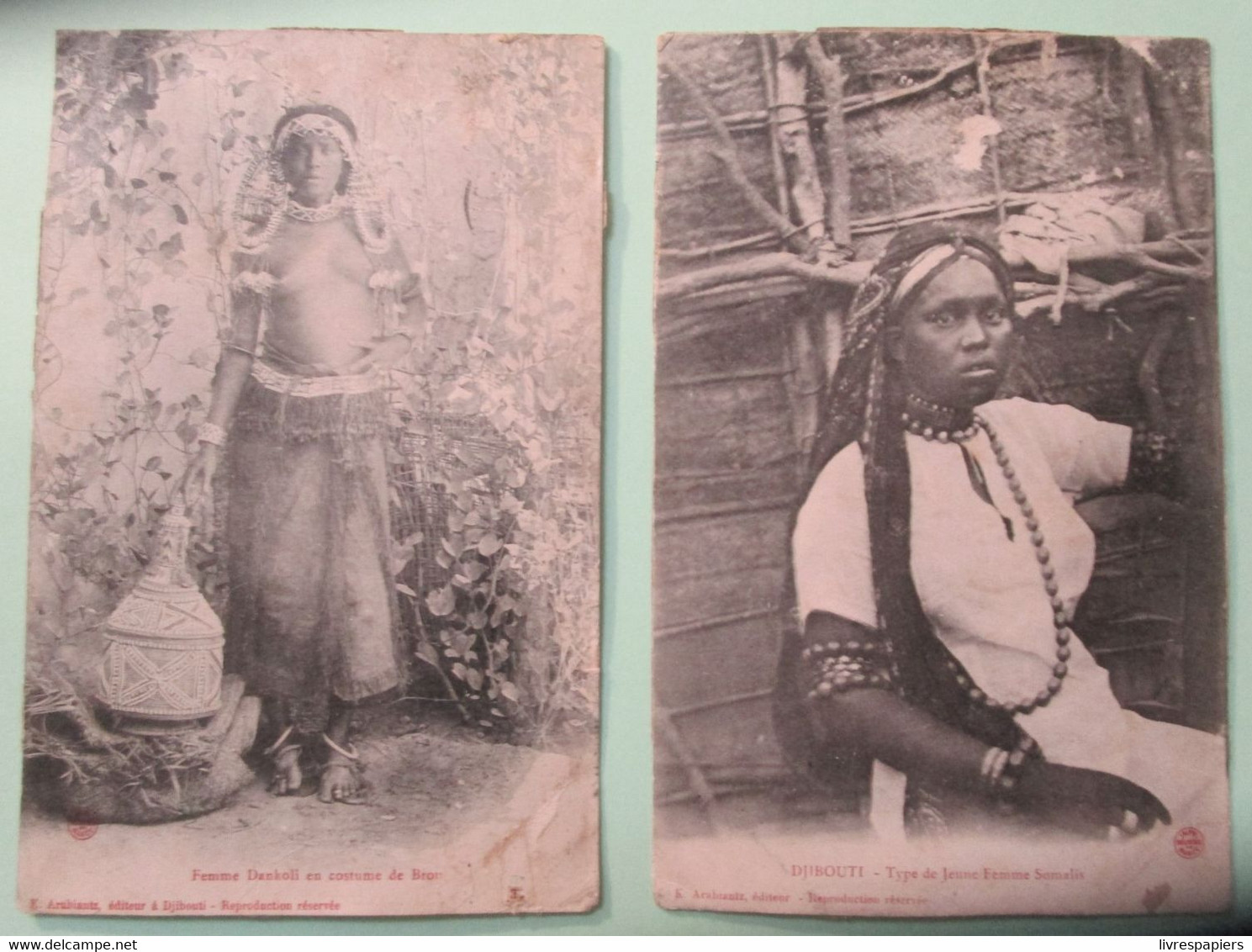 Somalie Lot 2 Cpa Femme - Somalia