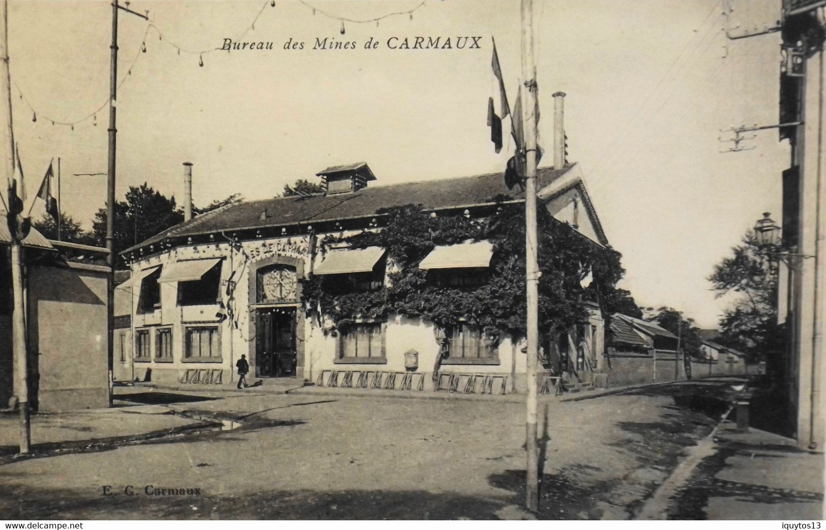 CPA. -  [81] Tarn > CARMAUX - Bureau Des Mines De CARMAUX - TBE - Carmaux