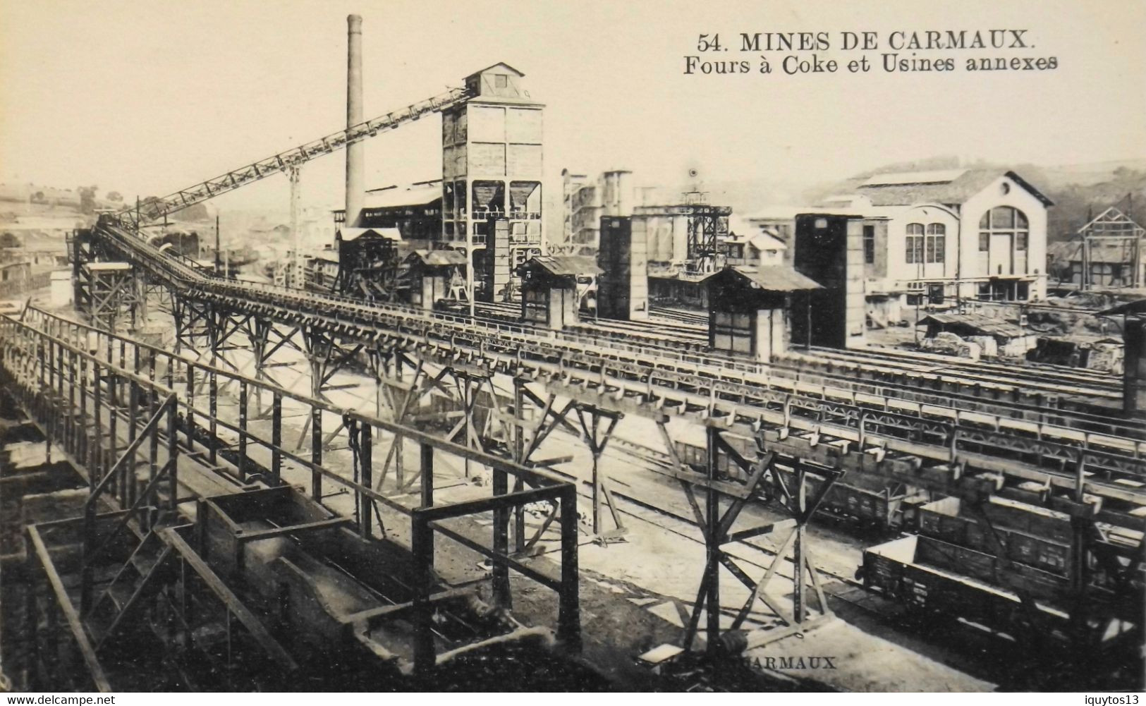 CPA. -  [81] Tarn > CARMAUX - Mines De CARMAUX - Fours à Coke Et Usines Annexes - TBE - Carmaux