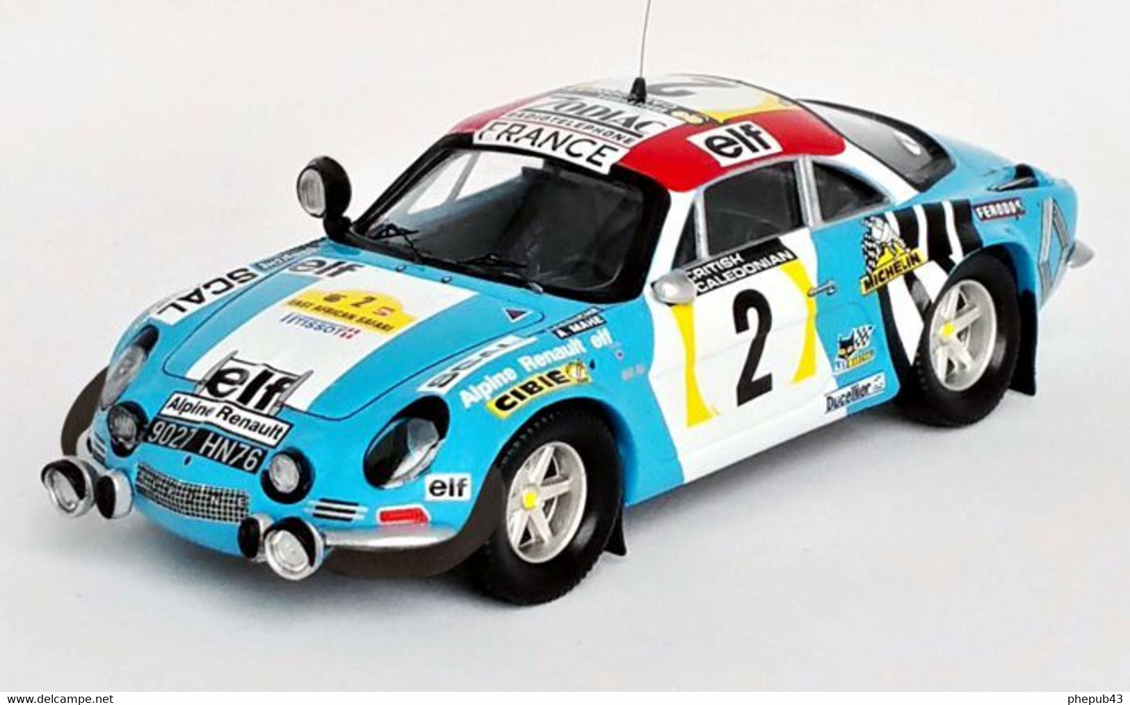 Alpine Renault A110 - Bernard Darniche/Alain Mahé - Safari Rally 1974 #2 - Troféu - Trofeu