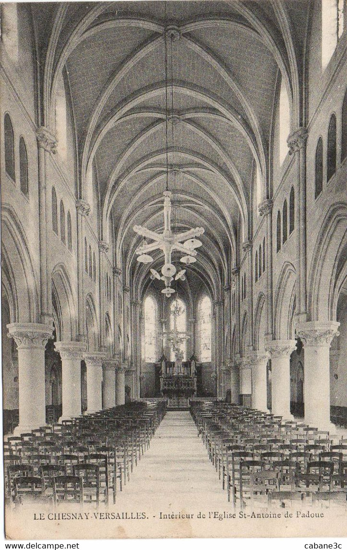 LE CHESNAY VERSAILLES Intérieur De L'Eglise St-Antoine De Padoue - Le Chesnay