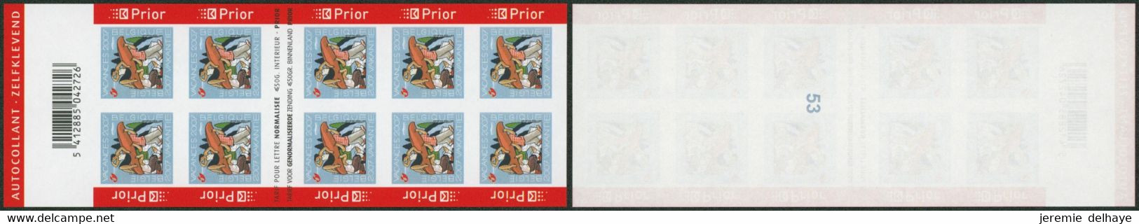 Non Dentelé (2007) - N°B75 Et B76 Carnets De Timbres-poste / Kayak, Cerf-volant - Autres & Non Classés