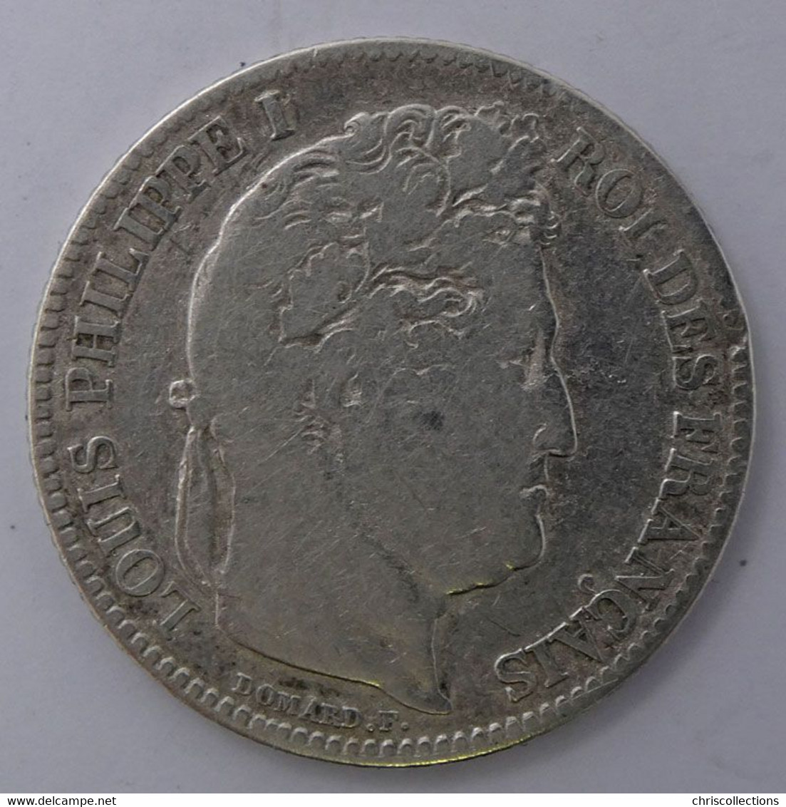 FRANCE - LOUIS PHILIPPE I - 1 Franc 1845W - B+/TB - Gad. : 453 - 1 Franc